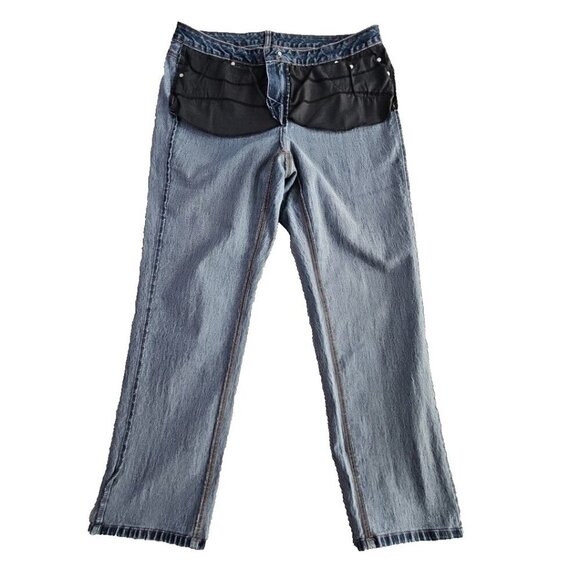 Just My Size Women's 18W (W36xL28) Blue Bootcut Stretch Jeans Style# JM3959 - Picture 4 of 16